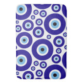 Evil Eye Pattern, Greek Eye, Turkish Eye, Nazar バスマット (正面縦)