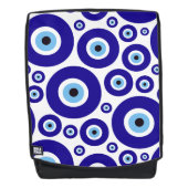Evil Eye Pattern, Greek Eye, Turkish Eye, Nazar バックパック (正面)