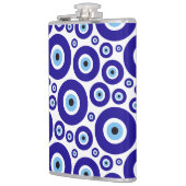 Evil Eye Pattern, Greek Eye, Turkish Eye, Nazar フラスク (左)