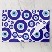 Evil Eye Pattern, Greek Eye, Turkish Eye, Nazar ペーパーパッド (折り畳み)