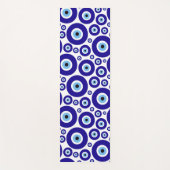 Evil Eye Pattern, Greek Eye, Turkish Eye, Nazar ヨガマット (正面)
