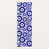 Evil Eye Pattern, Greek Eye, Turkish Eye, Nazar ヨガマット (裏面)