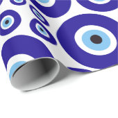 Evil Eye Pattern, Greek Eye, Turkish Eye, Nazar ラッピングペーパー (ロールコーナー)