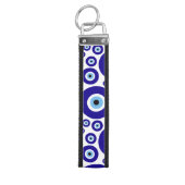 Evil Eye Pattern, Greek Eye, Turkish Eye, Nazar リストバンドキーホルダー (鍵トップ)