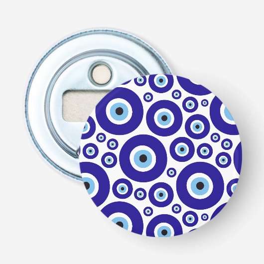 Evil Eye Pattern, Greek Eye, Turkish Eye, Nazar 栓抜き (正面)