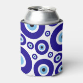 Evil Eye Pattern, Greek Eye, Turkish Eye, Nazar 缶クーラー (缶正面)