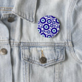 Evil Eye Pattern, Greek Eye, Turkish Eye, Nazar 缶バッジ (インサイチュ)