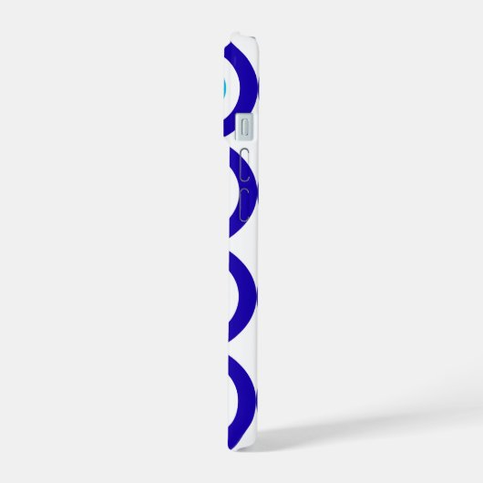 Evil Eye Protection All-Over Pattern  iPhone 15ケース (左側面)