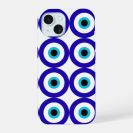 Evil Eye Protection All-Over Pattern  iPhone 15ケース