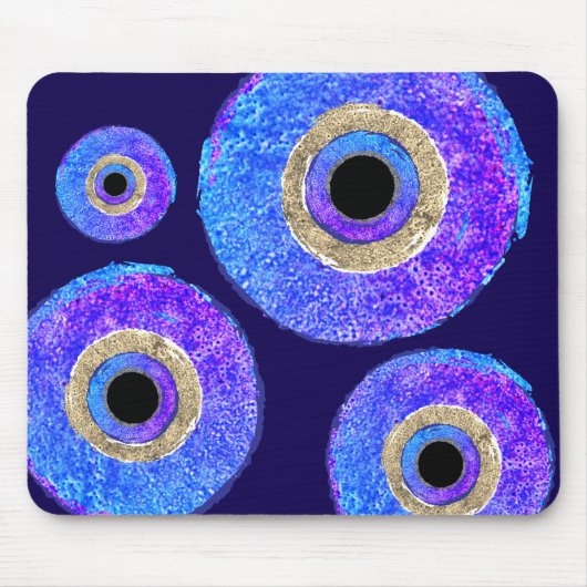Evil eye protection Mousepad マウスパッド (正面)