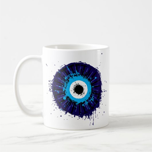 🧿 Evil Eye Protection Mug コーヒーマグカップ (左)