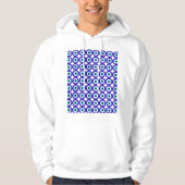 Evil eye protection repeat pattern hoodie パーカ (正面)