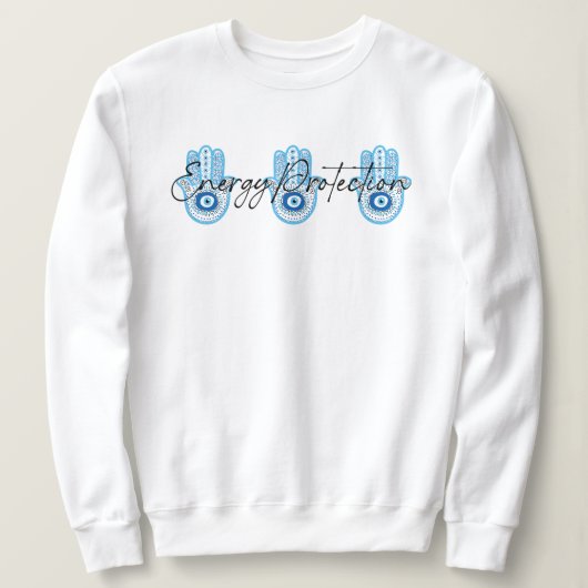 Evil Eye Sweatshirt、Energy Protection Gift Shirt スウェットシャツ (デザイン正面)