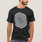Evil Eye symbol, optical illusion Tシャツ (正面)