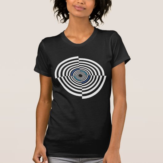 Evil Eye symbol, optical illusion Tシャツ (正面)