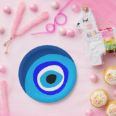 Evil Eye Talisman & Arabic Amulet /ギリシャ語，トルコ語 ペーパープレート (パーティー)
