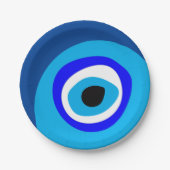 Evil Eye Talisman & Arabic Amulet /ギリシャ語，トルコ語 ペーパープレート (正面)