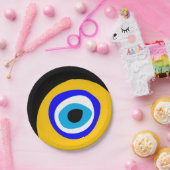 Evil Eye Talisman & Arabic Amulet /ギリシャ語，トルコ語 ペーパープレート (パーティー)