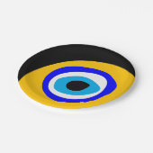 Evil Eye Talisman & Arabic Amulet /ギリシャ語，トルコ語 ペーパープレート (アングル)