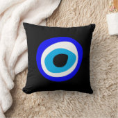 Evil Eye Talisman & Arabic Amulet /トルコ語，ギリシャ語 クッション (ブランケット)