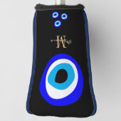 Evil Eye Talisman & Arabic Amulet /トルコ語，ギリシャ語 ゴルフヘッドカバー (回転90)