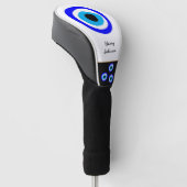 Evil Eye Talisman & Arabic Amulet /トルコ語，ギリシャ語 ゴルフヘッドカバー (アングル)