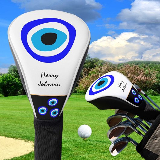 Evil Eye Talisman & Arabic Amulet /トルコ語，ギリシャ語 ゴルフヘッドカバー