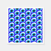 Evil Eye Talisman & Arabic Amulet /トルコ語，ギリシャ語 スタンダードカクテルナプキン (正面)