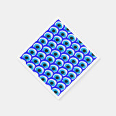 Evil Eye Talisman & Arabic Amulet /トルコ語，ギリシャ語 スタンダードカクテルナプキン (角)