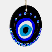 Evil Eye Talisman & Arabic Amulet /トルコ語，ギリシャ語 セラミックオーナメント (右)