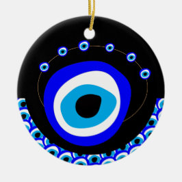 Evil Eye Talisman & Arabic Amulet /トルコ語，ギリシャ語 セラミックオーナメント