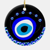 Evil Eye Talisman & Arabic Amulet /トルコ語，ギリシャ語 セラミックオーナメント (裏面)