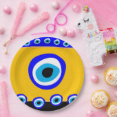 Evil Eye Talisman & Arabic Amulet /トルコ語，ギリシャ語 ペーパープレート (パーティー)