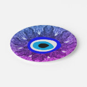 Evil Eye Talisman & Arabic Amulet /トルコ語，ギリシャ語 ペーパープレート (アングル)