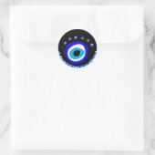 Evil Eye Talisman & Arabic Amulet /トルコ語，ギリシャ語 ラウンドシール (バッグ)