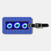 Evil Eye Talisman & Arabic Amulet /トルコ語，ギリシャ語 ラゲッジタグ (正面横)