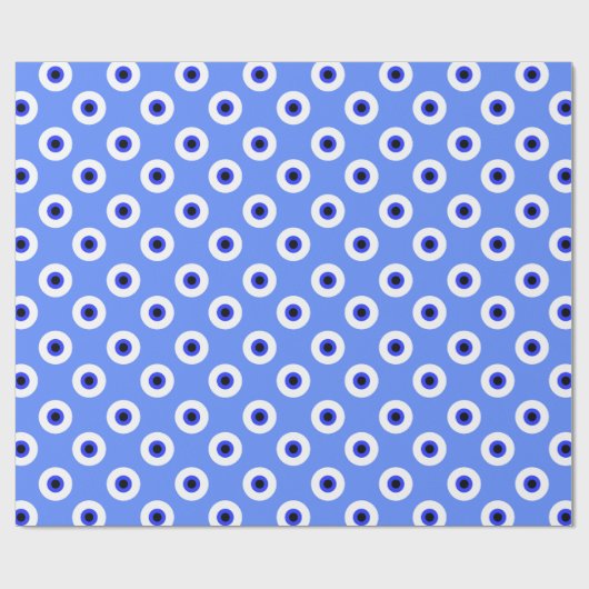 Evil Eye Tile Pattern ラッピングペーパー (フラット)