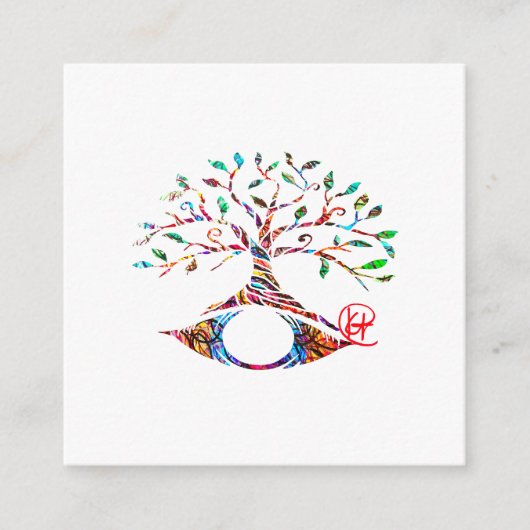 Evil Eye Tree of Life Graffitiアートカード エンクロージャーカード (正面)