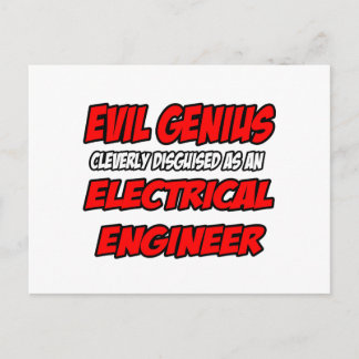 Evil Genius...電気技師 ポストカード