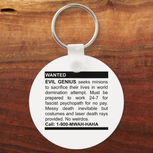 Evil Genius Ad キーホルダー (正面)