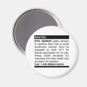 Evil Genius Ad マグネット (正面/裏面)