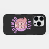 Evil Genius | Cute Squirrel Cartoon iPhoneケース (裏面横)