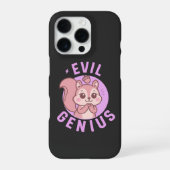 Evil Genius | Cute Squirrel Cartoon iPhoneケース (裏面)