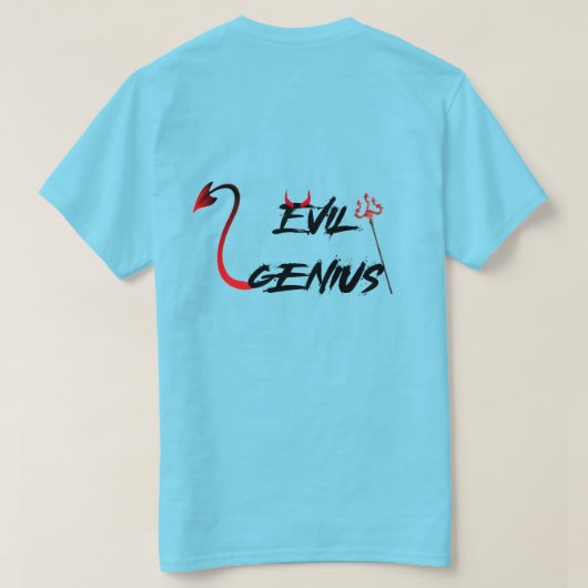 Evil Genius Men's Basic Tシャツ (デザイン裏面)
