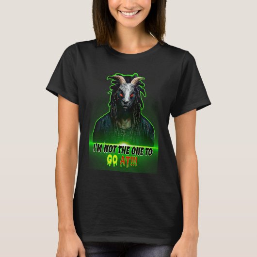 Evil Goat Graphic Tシャツ (正面)