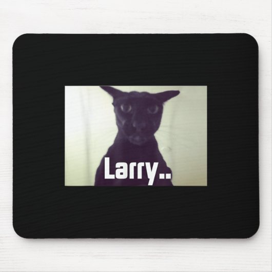 Evil Larry Meme Larry Cat Meme Cursed Memes Brainr マウスパッド (正面)