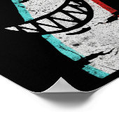 Evil Number 7 Shirt - 7 Ate 9 Joke 67 Meme Hallowe ポスター (角)