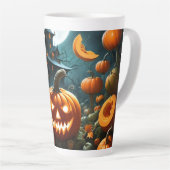 Evil pumpkin カフェラテマグ (右アングル)