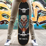 Evil Scary Clown Custom Name スケートボード<br><div class="desc">Evil Scary Clown Custom Name skateboard</div>