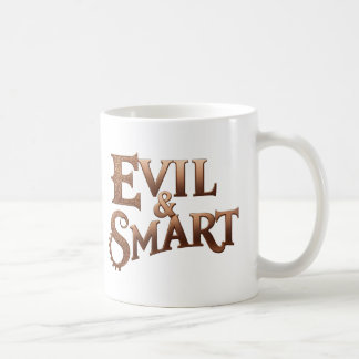 Evil&Smart, nur Schrift, text only コーヒーマグカップ